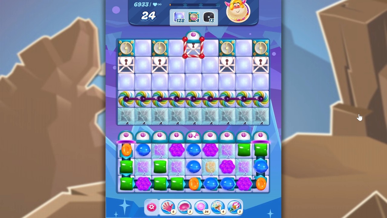 Candy Crush Saga LEVEL 6933 NO BOOSTERS (new version)🐟☑️ background