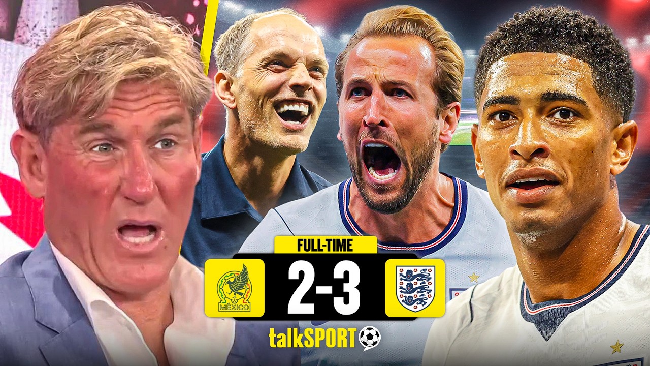 Simon Jordan REACTS to England's HUGE WIN against Mexico after Jude Bellingham's World Cup BRACE! background