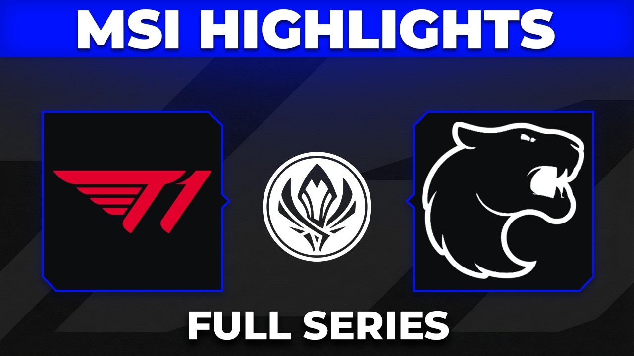 T1 vs FUR Highlights ALL GAMES | MSI 2026 Bracket Stage | T1 vs FURIA background