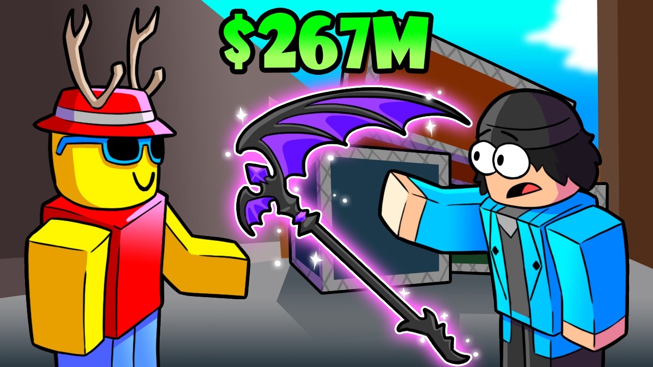 Roblox MM2, But The OWNER Decides My CHALLENGES! background