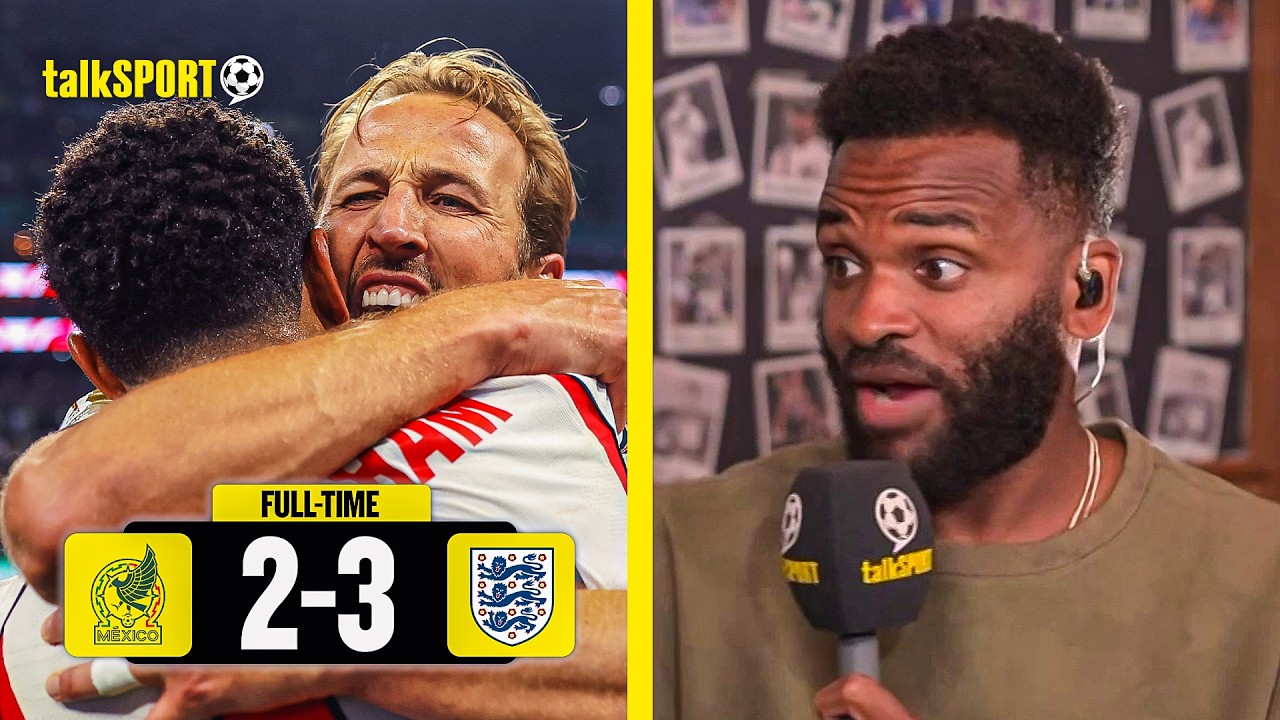 "TOP 3 OF ALL TIME!" talkSPORT DEBATE where England's Win against Mexico RANKS in Historic Matches! background