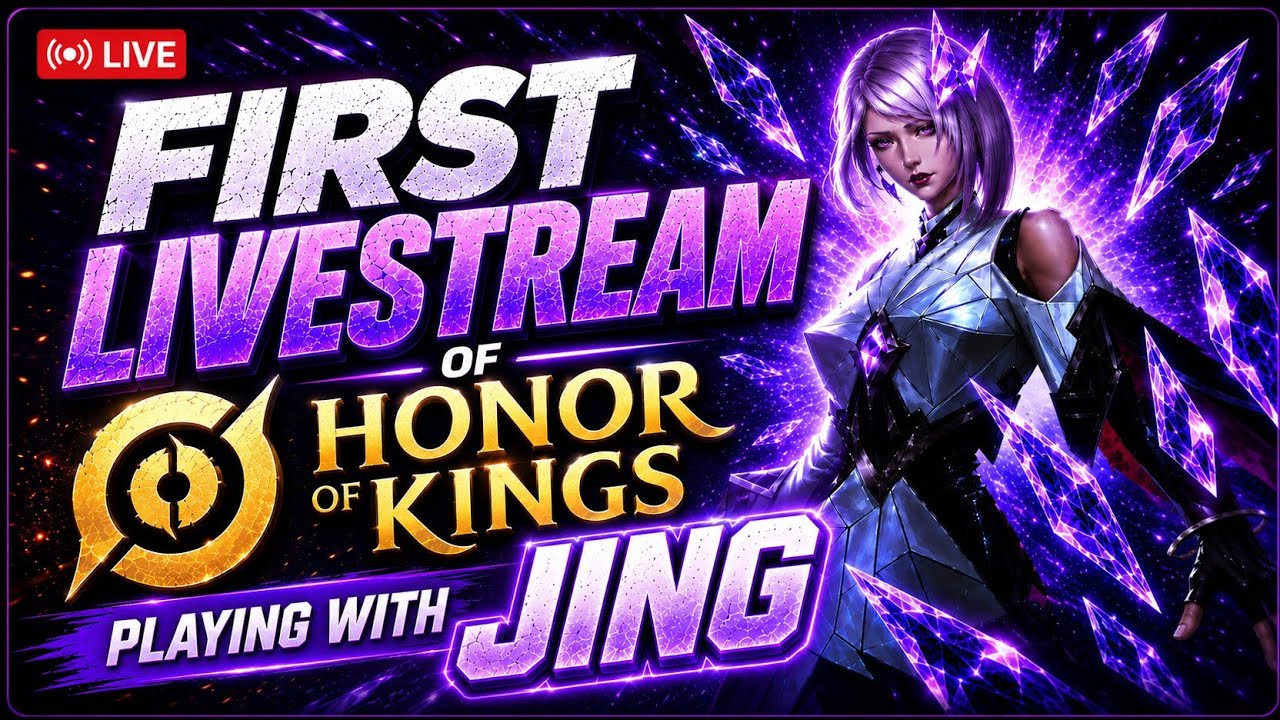 ๐ Honor of Kings - First LiveStream | Playing with Jing ๐ background