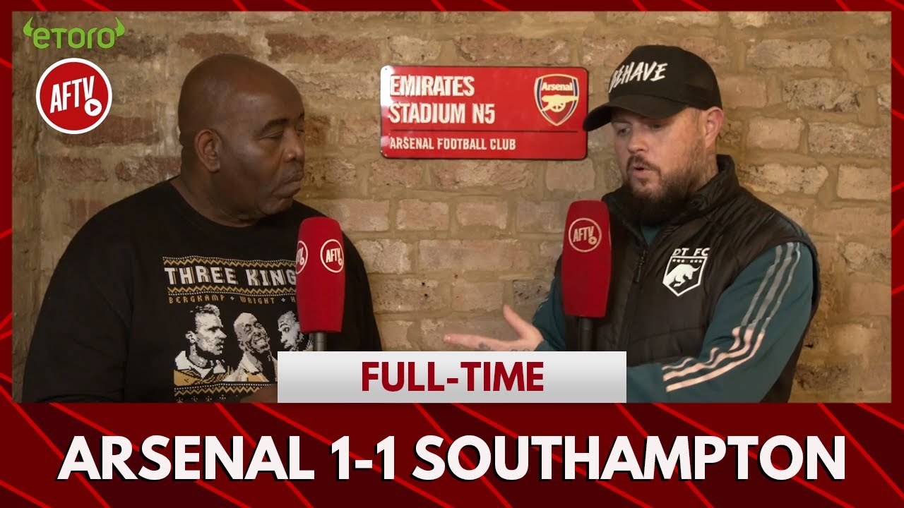 Arsenal 1-1 Southampton | Keep Arteta, The Players Are Fighting For Him! (DT) background
