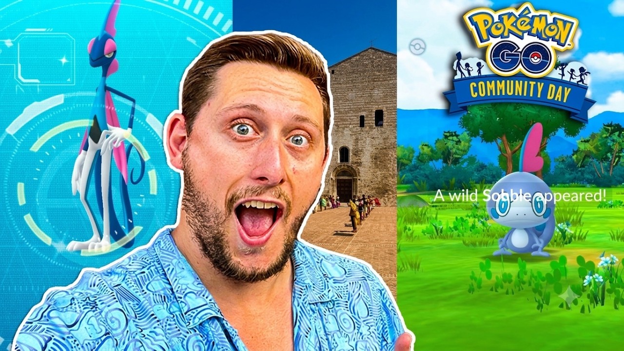 The FINAL Shiny Starter Is HERE! ✨ Sobble Community Day Pokémon GO! I've NEVER Seen THIS Before! background