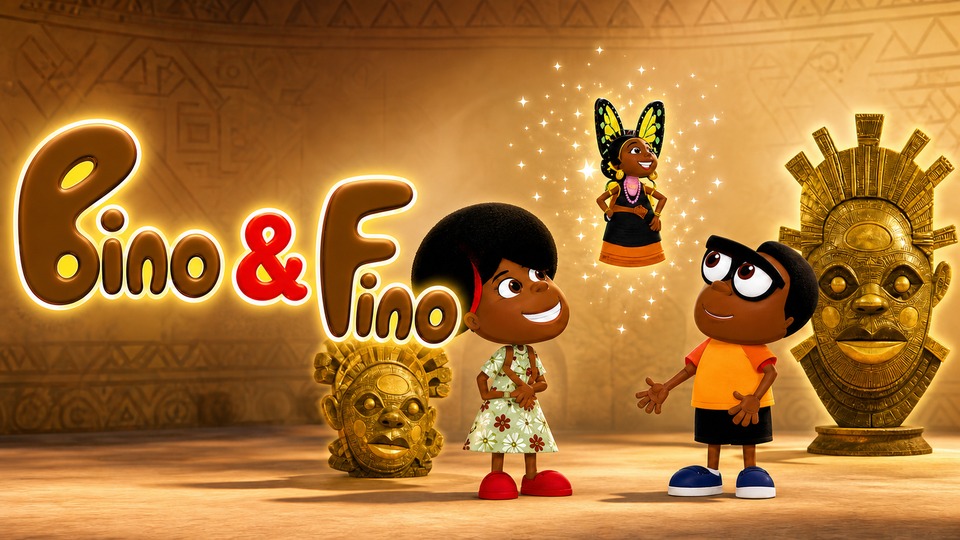 The Mighty Walls Of Benin : Bino and Fino Full Episode 1 - Kids Learning Video - African History background