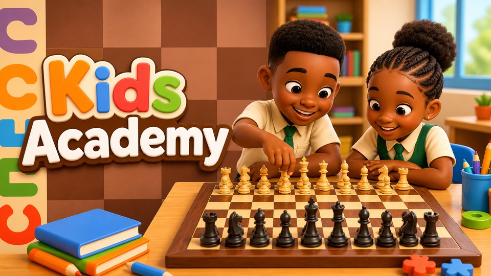 Posisi Awal pada Papan. Cara Bermain Catur? | Kids Academy