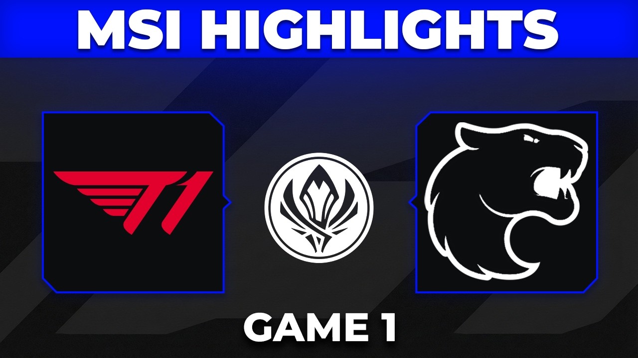 T1 vs FUR Highlights Game 1 | MSI 2026 Bracket Stage | T1 vs FURIA background