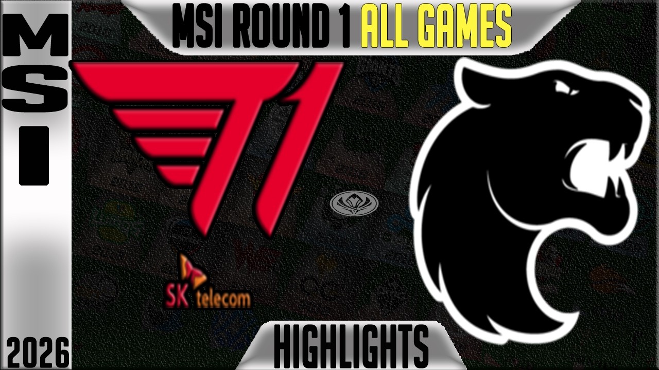 T1 vs FUR Highlights ALL GAMES | MSI 2026 Day 4 | T1 vs Furia background