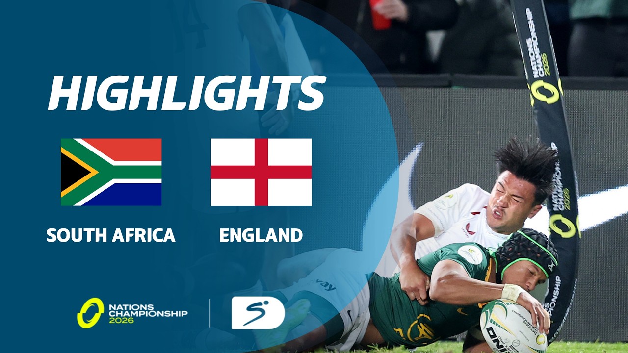 South Africa v England | Match highlights | Nations Championship background