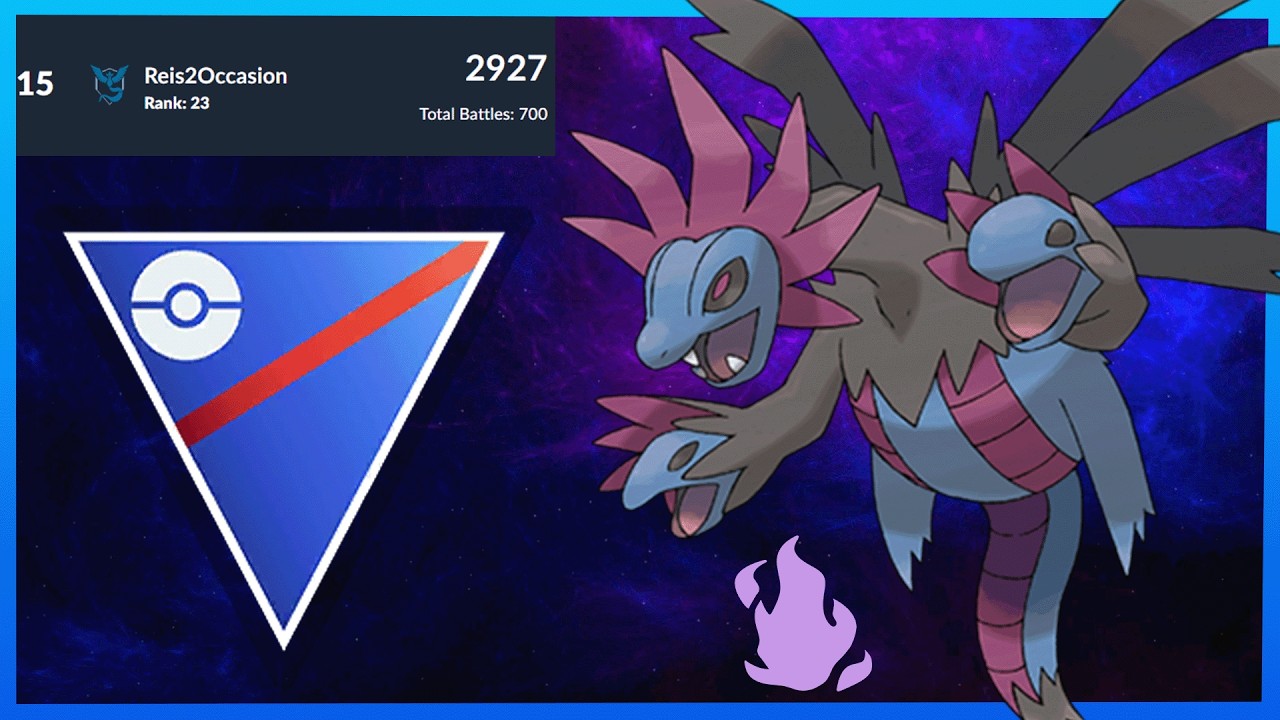 I FINALLY GOT MY HANDS ON SHADOW HYDREIGON!! | Pokémon GO Battle League background