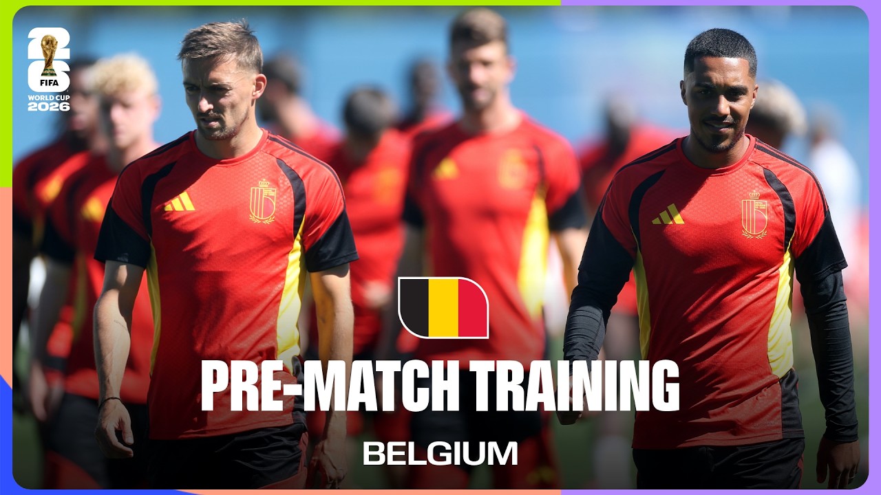 Belgium Train Before USA | FIFA World Cup 2026™ background