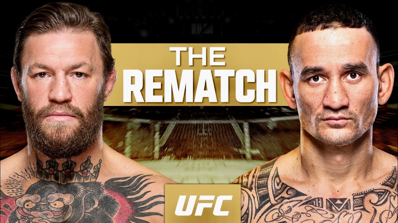 FIGHT Conor McGregor vs Max Holloway 2 UFC 329 — Full Fight Technical Breakdown background