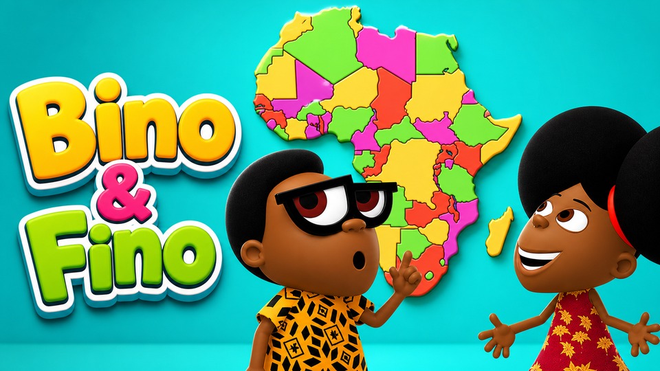 Learn About Africa Through Songs - Bino & Fino Educational Children's Song and Episode Compilation backdrop