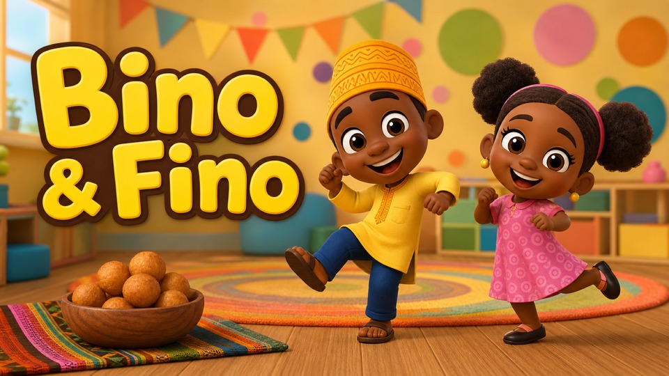 Counting My Puff Puff - Bino and Fino Kids Songs / Dance backdrop