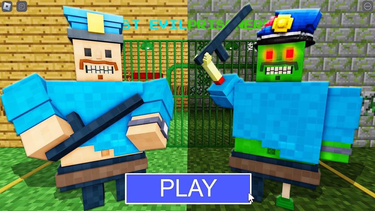 ZOMBIE MINECRAFT BARRY Vs MINECRAFT BARRY in BARRY'S PRISON RUN! New Scary Obby (#Roblox) background