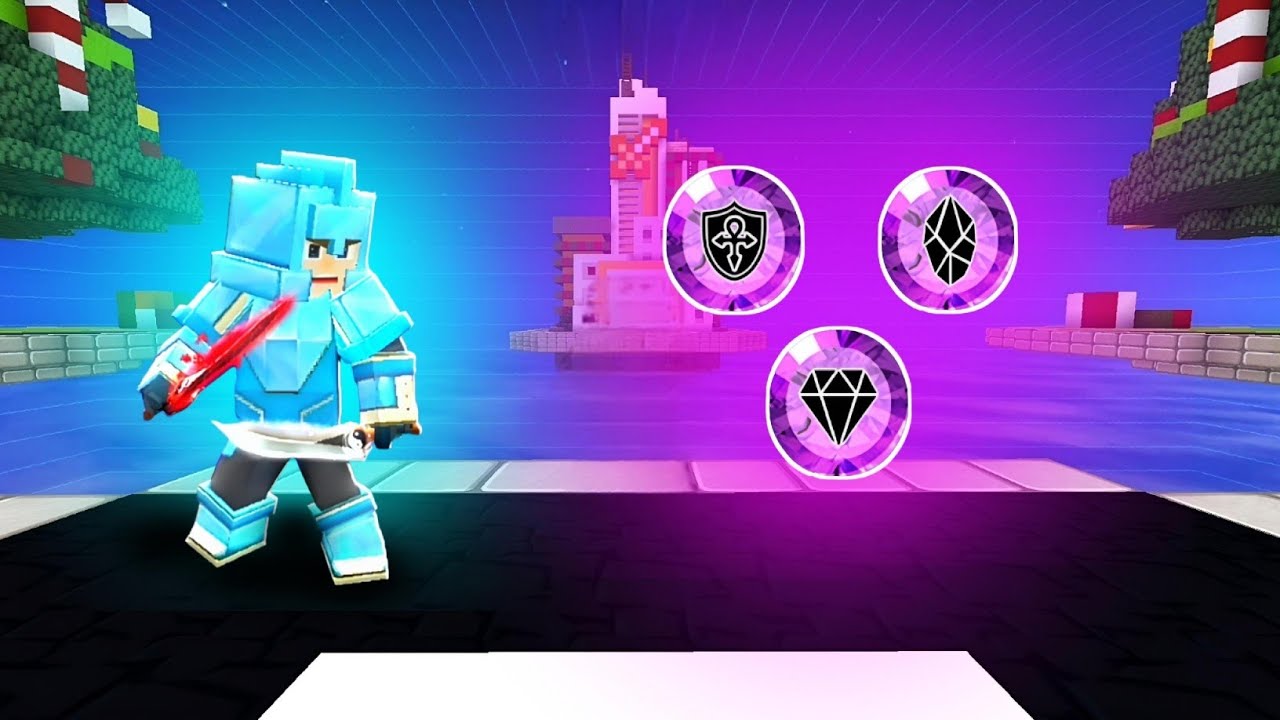 Power of All Purple S Runes in Bedwars | Blockman Go Bedwars background