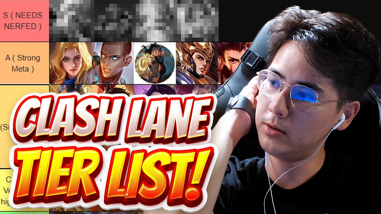 NEW CLASH LANE TIER LIST! PLAY S TIER FOR FREE WINS! background