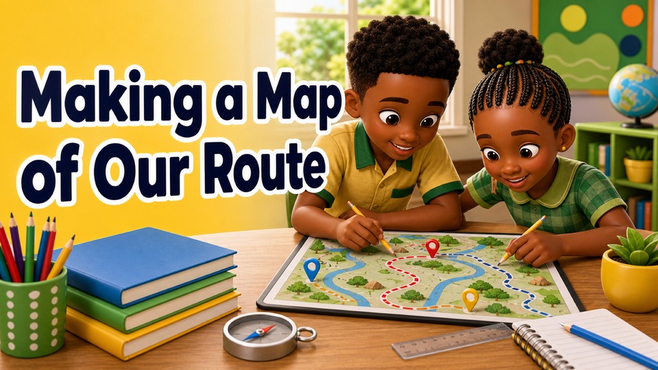 Making a Map of Our Route background