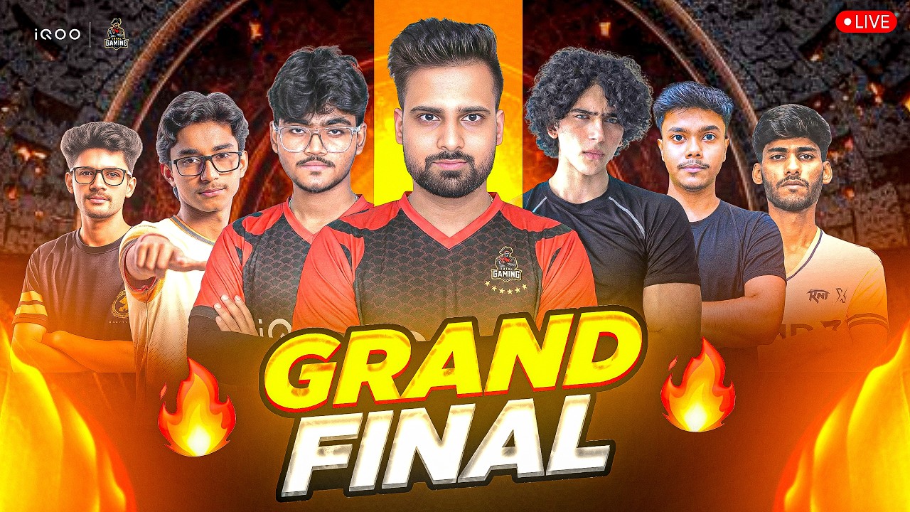 TOURNAMENT LIVE WITH TG FOZYAJAY I TOTAL GAMING ESPORTS | FT. iQOOTG FOZYAJAY | #IQOO15R background