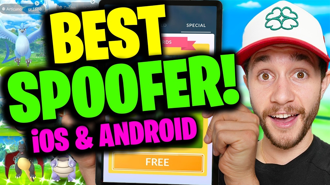 BEST Pokemon Go SPOOFER iOS & Android in 2026 🕹️ Pokemon Go Spoofing TUTORIAL Pokemon Go Hack background