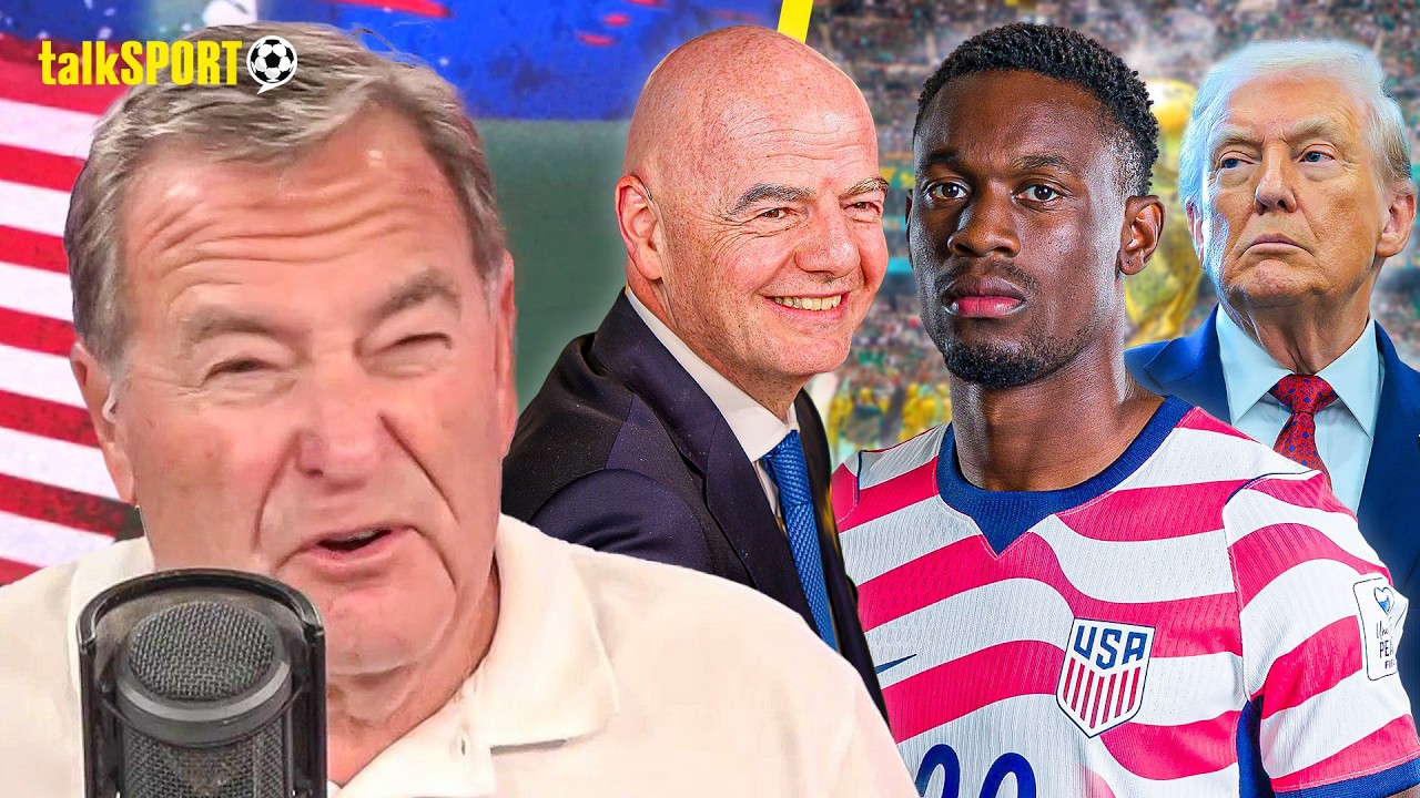"DISGRACE!" Furious Jeff Stelling DEMANDS Infantino RESIGNS as he RAGES at Balogun Red Card REPRIEVE background