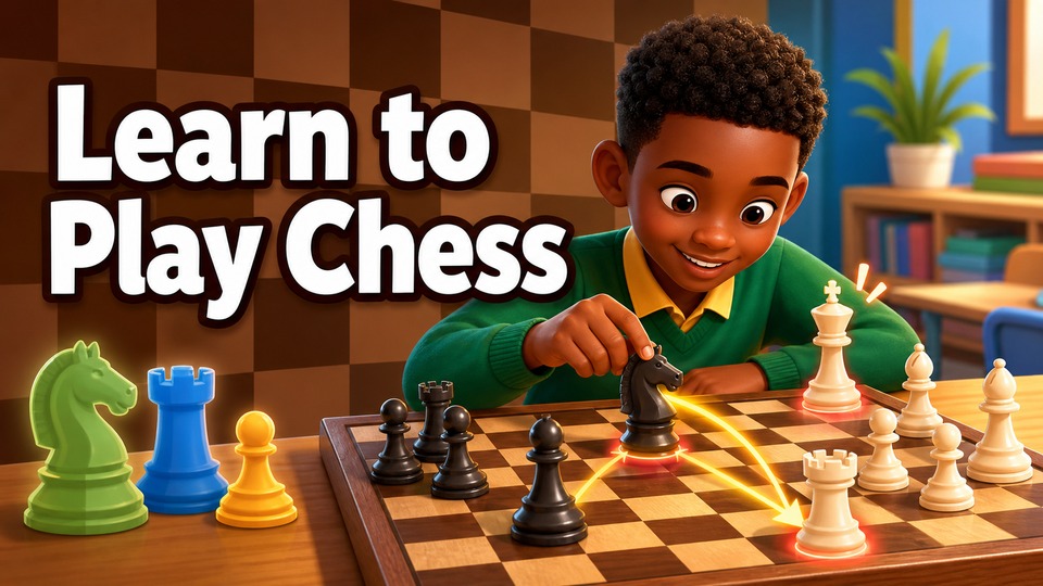 Learn to Play Chess | Double Attack or Fork | Kids Academy