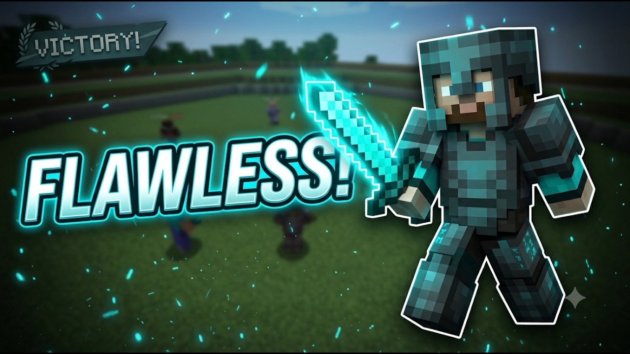 UNSTOPPABLE! My First Minecraft Sword PvP Montage ⚔️ background