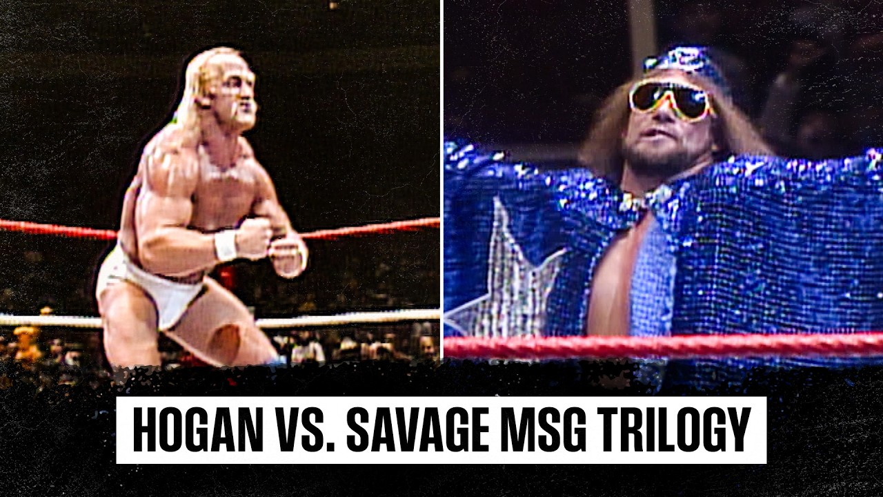 Hulk Hogan and Randy Savage ignite legendary rivalry in MSG trilogy background