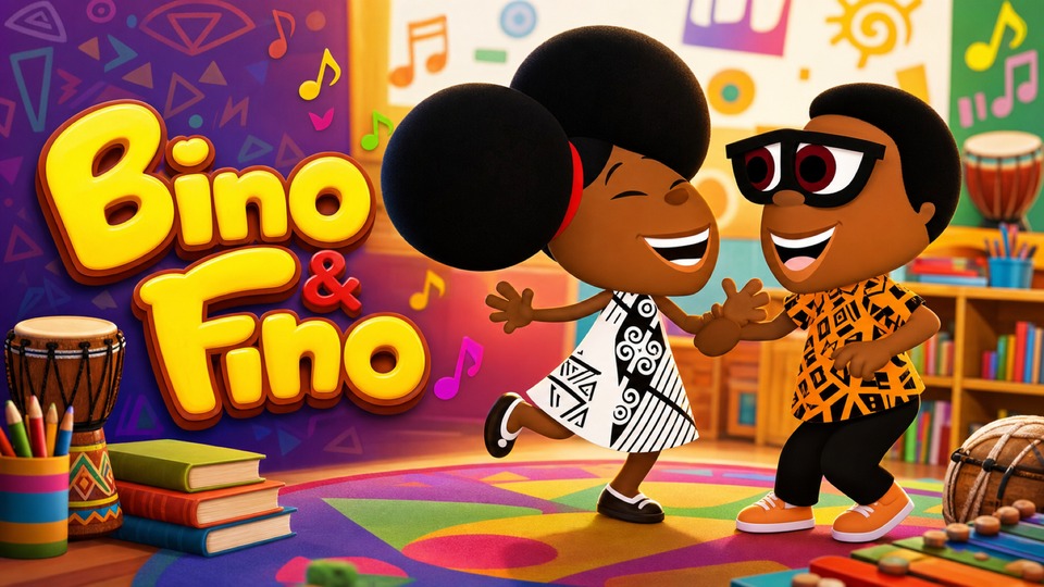 Lagu-Lagu Anak Afrobeat + Pendidikan, Kartun - Bino & Fino