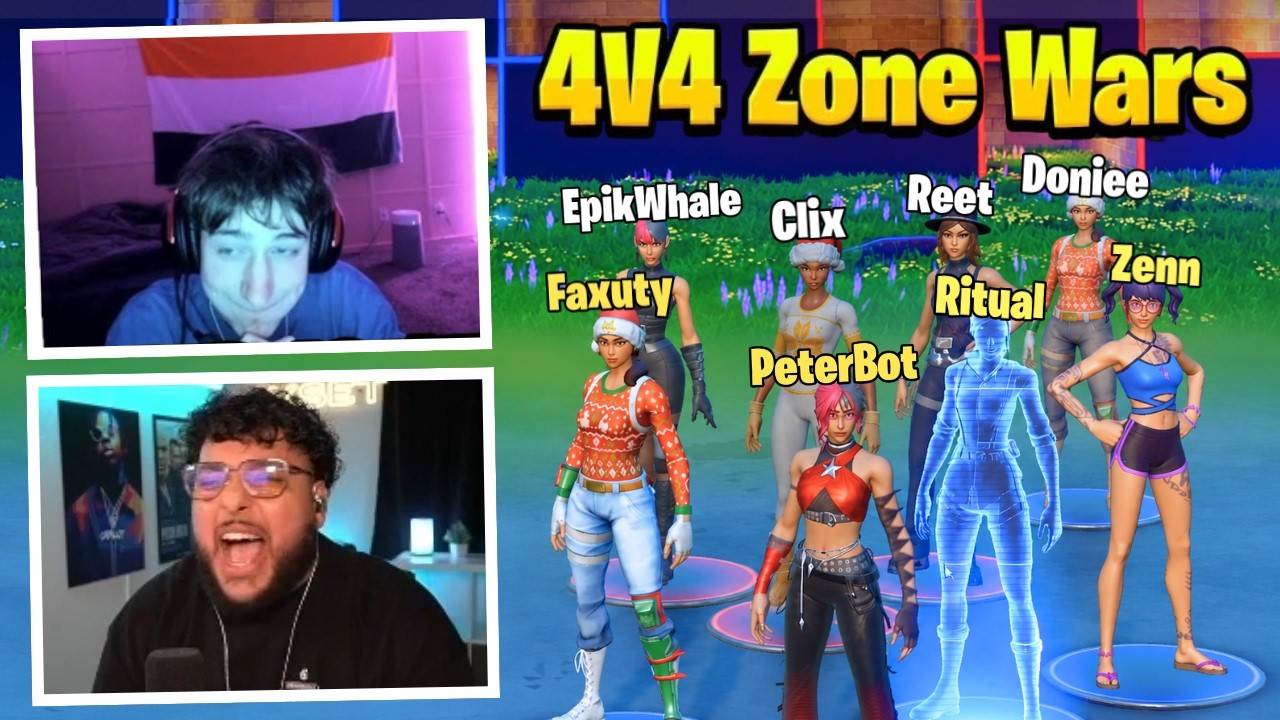 PeterBot Zenn Ritual Faxuty VS Clix Reet EpikWhale Doniee background