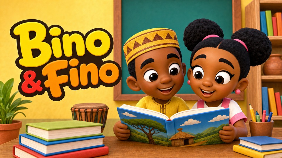 Woman Warrior - Queen Amina the Mighty - Bino at Fino Full Episode 8 - Kids Learning Video background