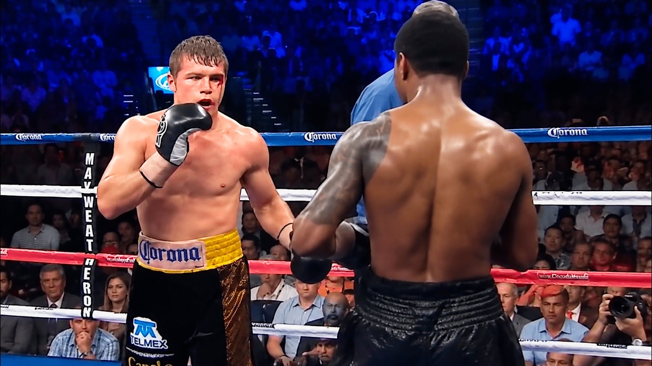 Canelo Alvarez (Mexico) vs Shane Mosley (USA) | BOXING fight, HD background