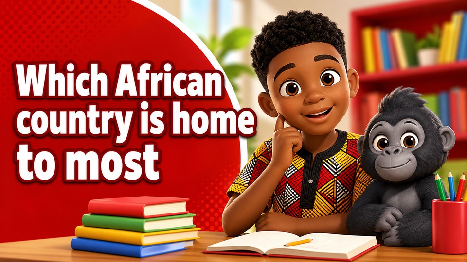 Which African country is home to most of Africa's gorilla population? background