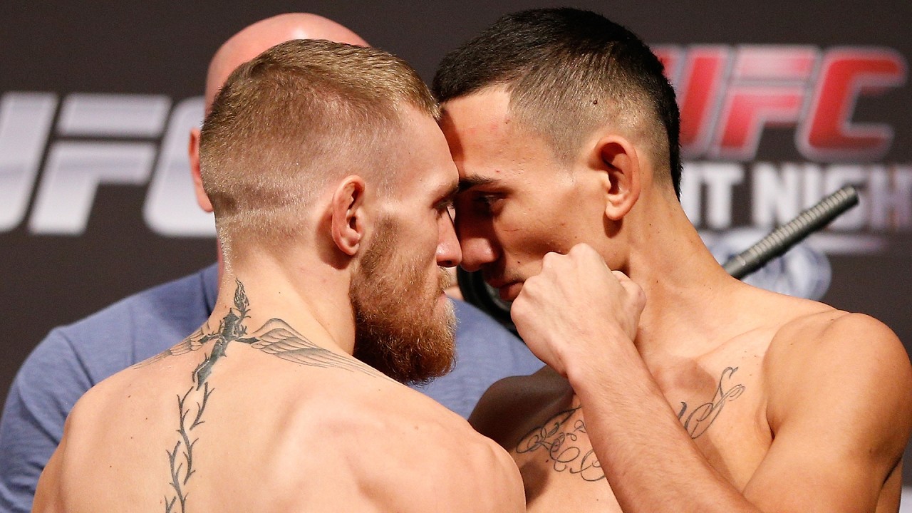 Conor McGregor x Max Holloway: a história da revanche no UFC 329 background