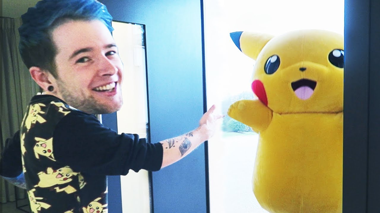 Pikachu came to MY HOUSE!! backdrop