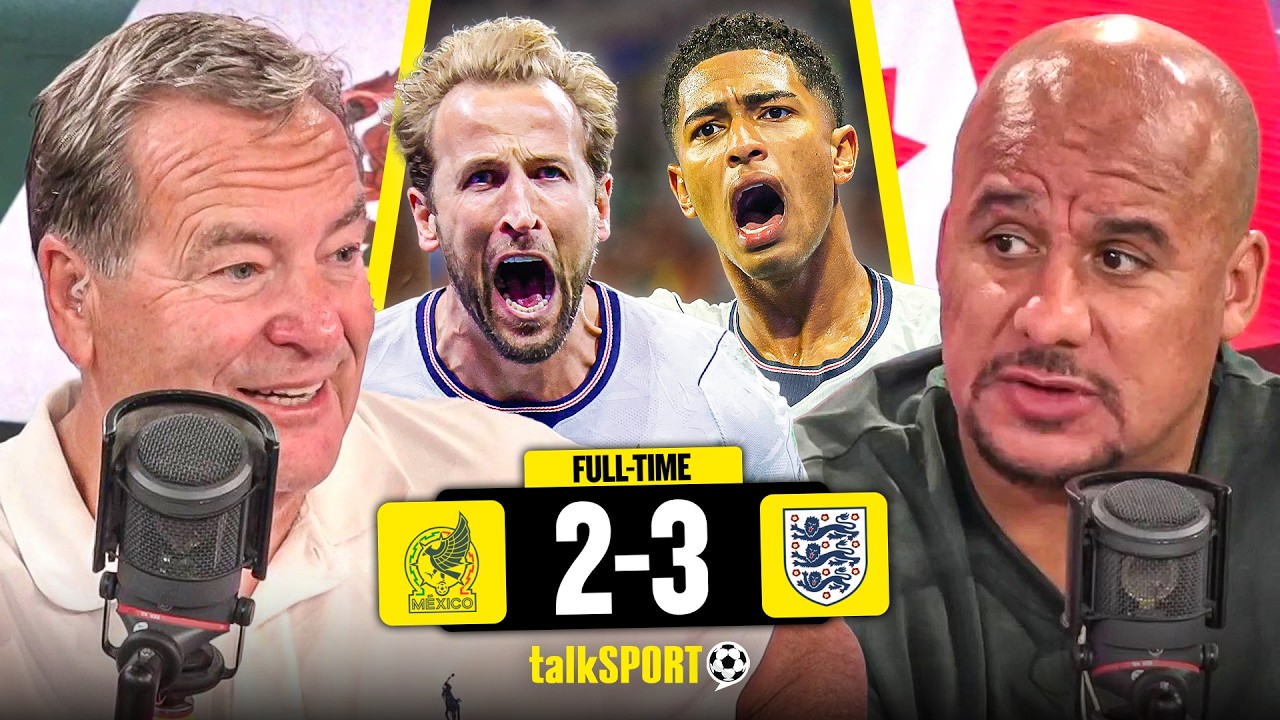 "HEROES!" talkSPORT REACT to 10-man England's DEFIANT Win over Mexico to Reach World Cup Quarters! background