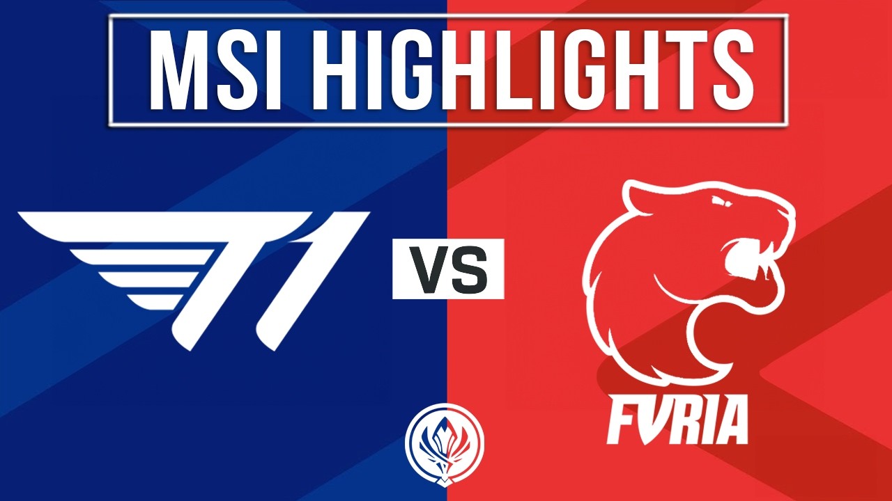 T1 vs FUR Highlights ALL GAMES | MSI 2026 Bracket Stage | T1 vs FURIA background