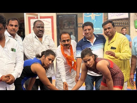 59KG Women's Wrestling Final | Varsha Panday vs Rekha Jaat | MP State U23 Championship background