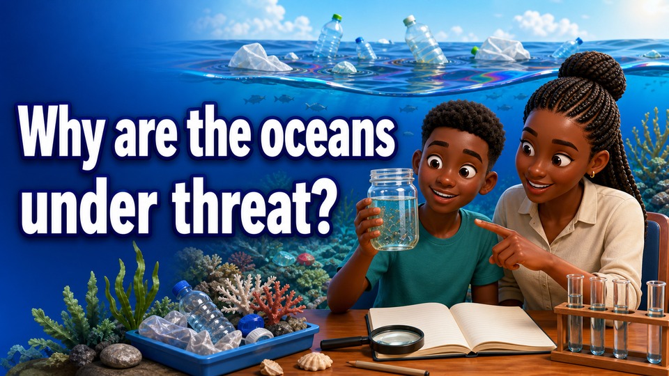 Why are the oceans under threat? background