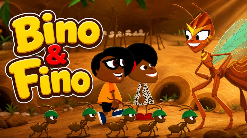 When Ants Attack! Bino and Fino Full Episode 20 - Kids Learning Video background
