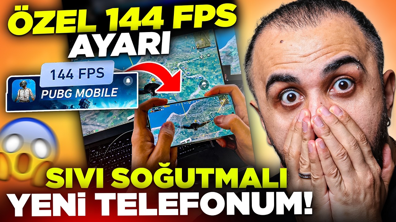 144 FPS YENİ CİHAZIM! 😱 (ARTIK TELEFONA GEÇİYORUM!) - PUBG Mobile background