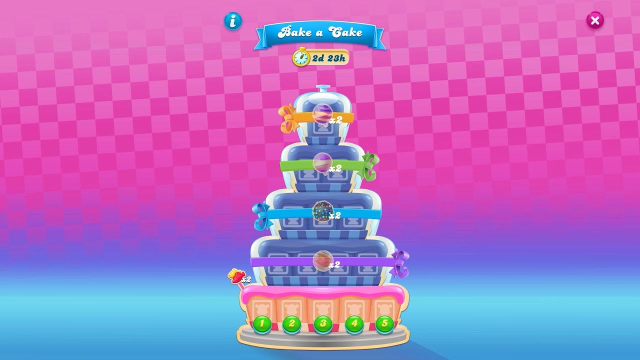 Let's Play - Candy Crush Soda Saga (Bake a Cake: Level 1 - 14) background