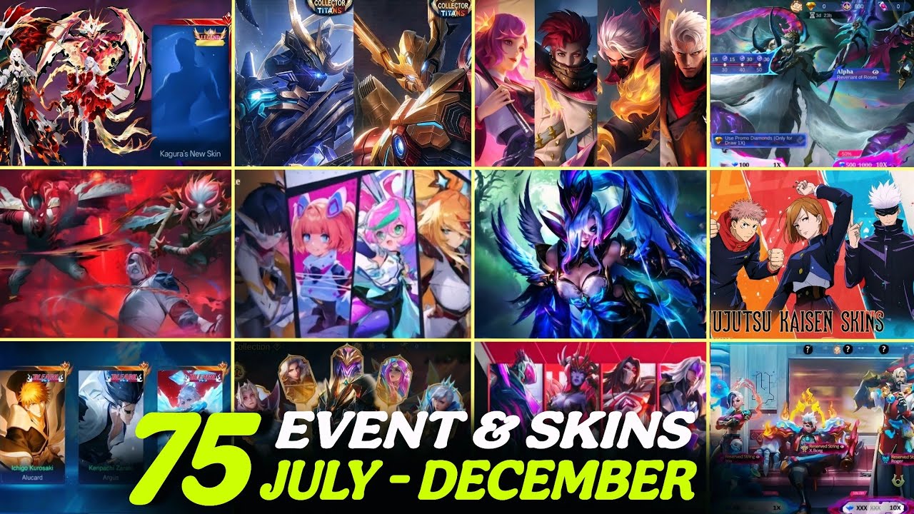 ALL 75 Upcoming Events & Skins July to December 2026 | Collector, JJK, Anniversary & More! background