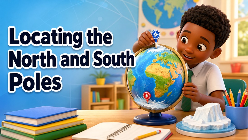 Locating the North and South Poles