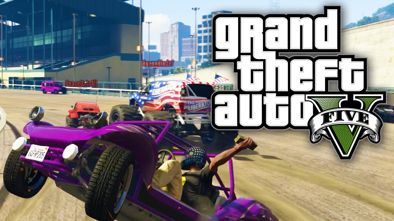 GTA 5 Online - 25 PLAYER RACE RAGE!! (GTA V Online) background