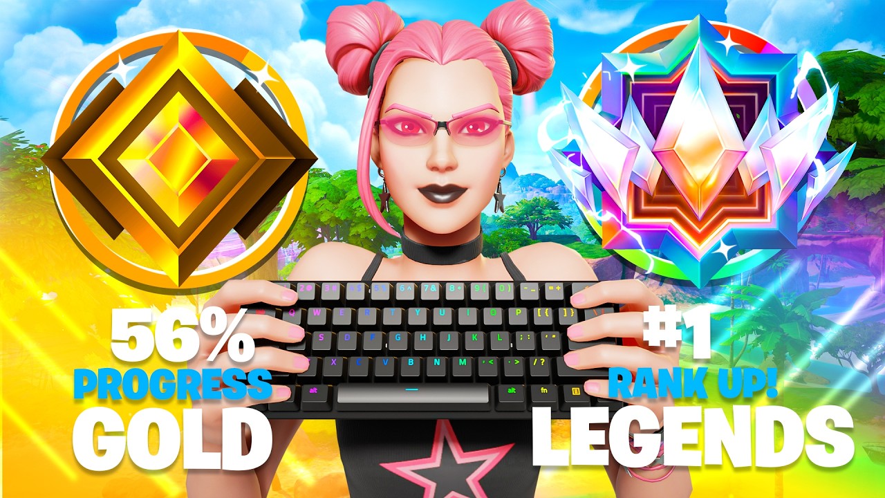Gold to Unreal Legends Solo Ranked SPEEDRUN background
