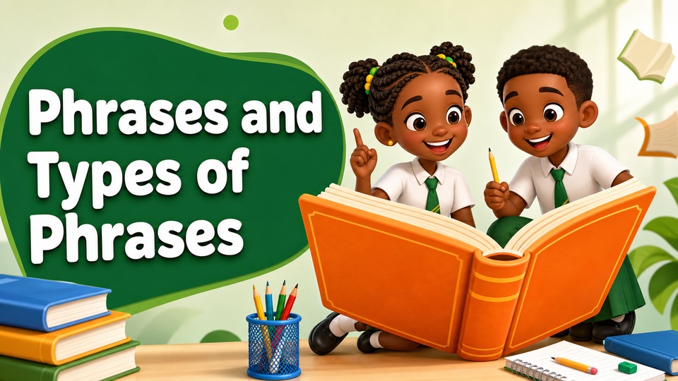 Phrases and Types of Phrases backdrop
