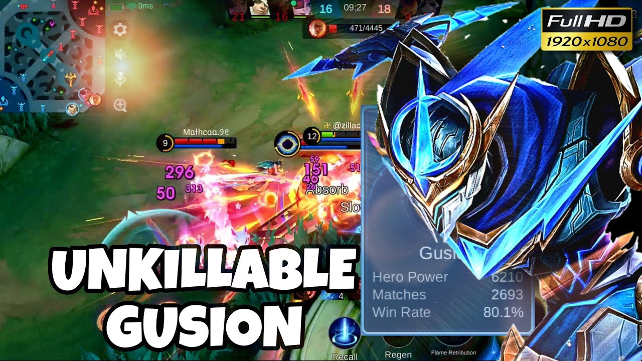 Unkillable Gusion God | An Ethereal Montage background