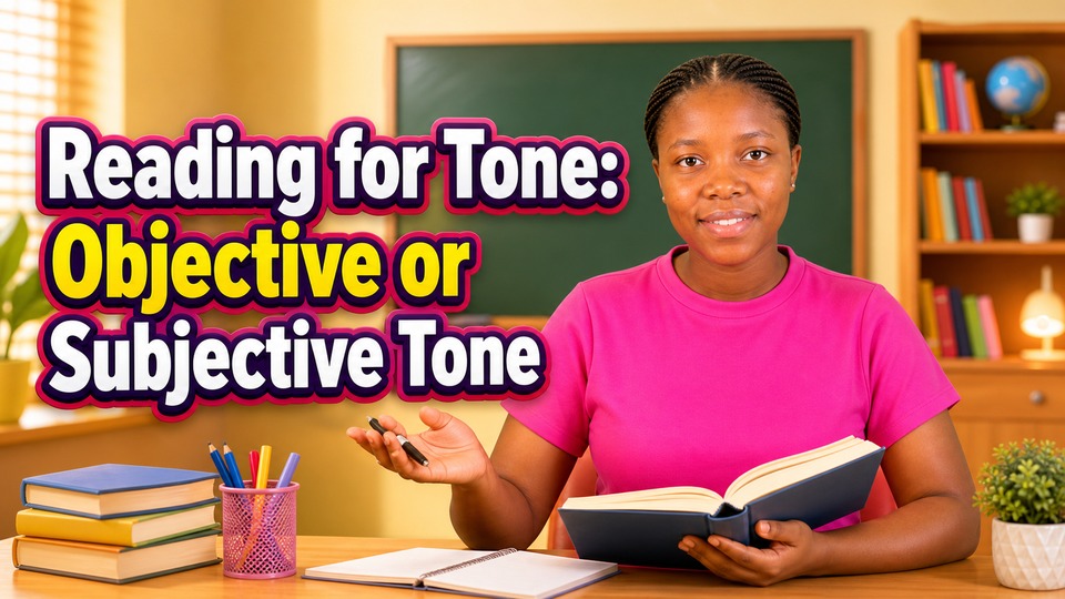 Reading for Tone: Objective or Subjective Tone background