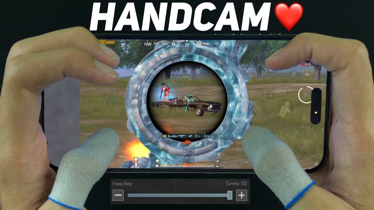 Super Smooth - 120 FPS ๐ฅ HANDCAM iPhone 14 Pro Max | 5 Fingers & Gyroscope | PUBG Mobile!
